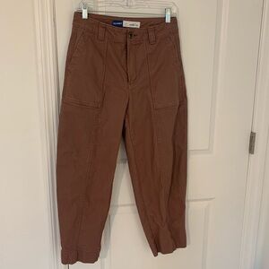 Old Navy High-Rise Barrel Leg